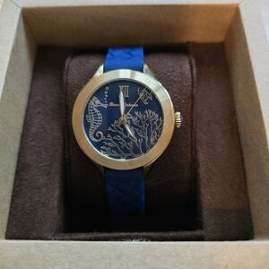 Tommy Bahama Blue and Gold Nautical Watch